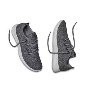 Allbirds WR Wool Runners Shoes Womens 9 Black Grey Running Sneakers Comfort